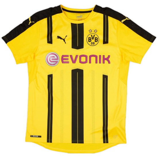 Women's O.DEMBELE BVB Borussia Dortmund 2016/17 Home Shirt