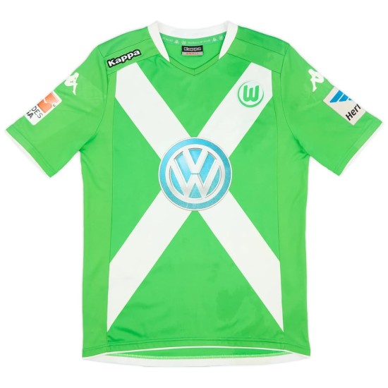 Men's DE BRUYNE VfL Wolfsburg 2014/15 Home Shirt
