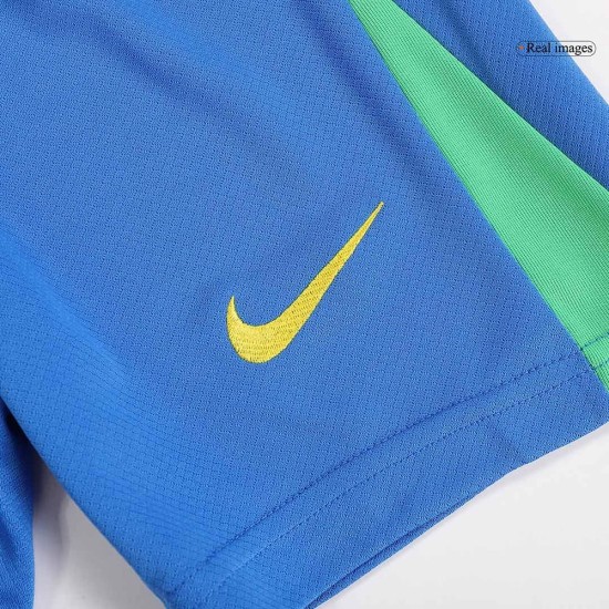 Kid's Brazil Home Jersey+Shorts Copa America 2024