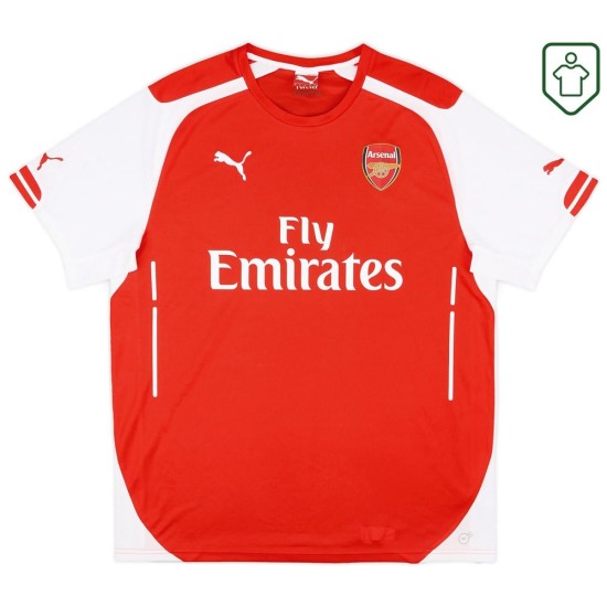 Men's Arsenal 2014/15 Home Retro Shirt Arteta #8