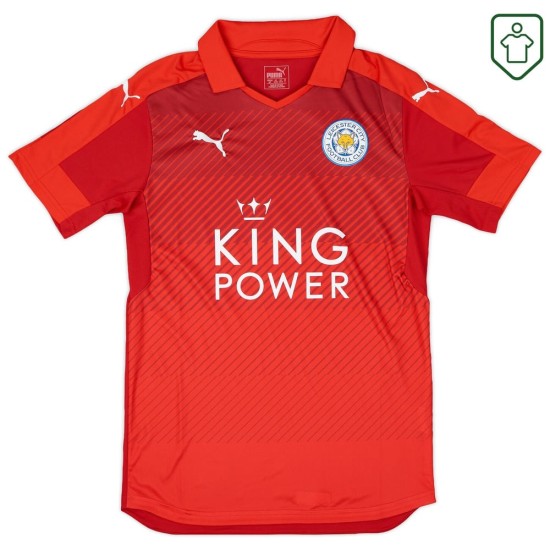 Men's Leicester City 2016/17 Away Retro Shirt Vardy #9