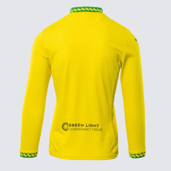 Women's Norwich City 2025/26 Home Long Sleeve Shirt