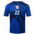 DeAndre Yedlin #22 USMNT Away Jersey World Cup 2022