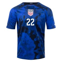 DeAndre Yedlin #22 USMNT Away Jersey World Cup 2022 DeAndre Yedlin #22 USMNT Away Jersey World Cup 2022
