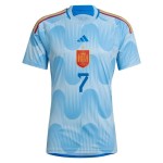 Alvaro Morata #7 Spain Away Jersey World Cup 2022