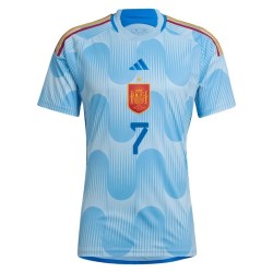 Alvaro Morata #7 Spain Away Jersey World Cup 2022 Alvaro Morata #7 Spain Away Jersey World Cup 2022