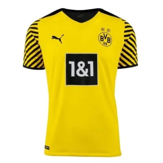 Women's HAALAND BVB Borussia Dortmund 2021/22 Home Shirt