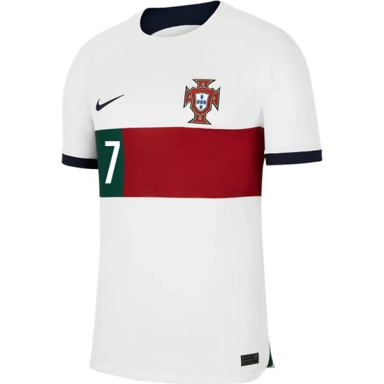 Cristiano Ronaldo #7 Portugal Away Jersey World Cup 2022