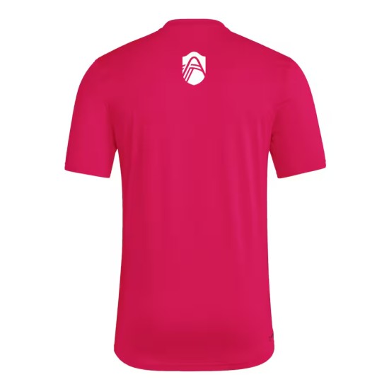 Kid's St. Louis City SC 2025 Third Hook AEROREADY Shirt - Pink Kid's St. Louis City SC 2025 Third Hook AEROREADY Shirt - Pink