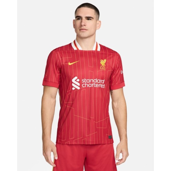 Men's Liverpool 2024/25 Home LFC Champions Shirt - CHAMPIONS 25