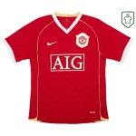 Men's Manchester United 2006/07 Home Retro Shirt Solsjkaer #20