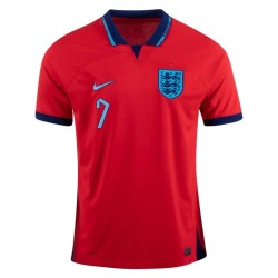 Jadon Sancho #7 England Away Jersey World Cup 2022