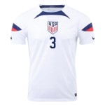 Walker Zimmerman #3 USMNT Home Jersey World Cup 2022 Walker Zimmerman #3 USMNT Home Jersey World Cup 2022