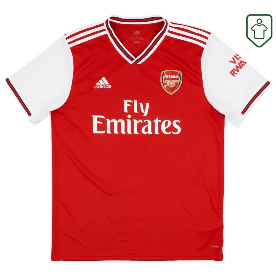Men's Arsenal 2019/20 Home Retro Shirt Saka #77