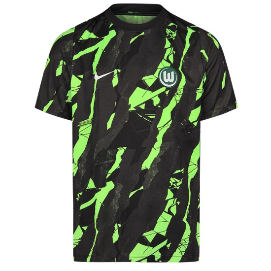 Men's VfL Wolfsburg 2025/26 Third Warm Up Shirt Men's VfL Wolfsburg 2025/26 Third Warm Up Shirt