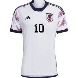 Takumi Minamino #10 Japan Away Jersey World Cup 2022