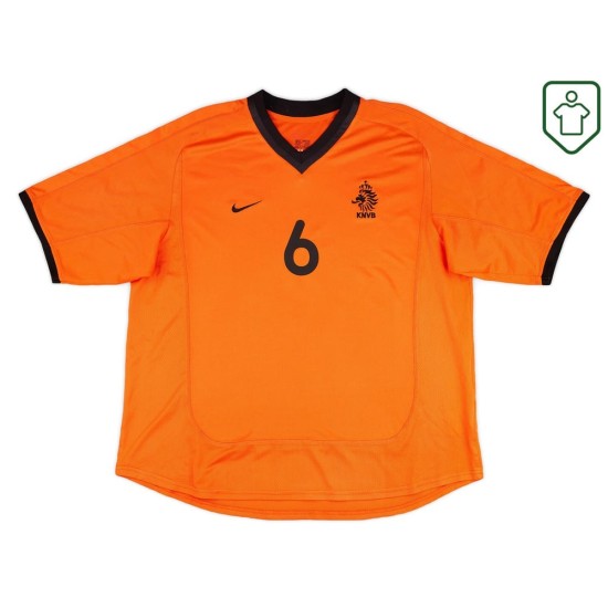 Men's Netherlands 2000/02 Home Retro Shirt Seedorf #6