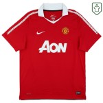 Men's Manchester United 2010/11 Home Retro Shirt Berbatov #9