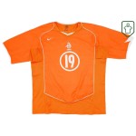Men's Netherlands 2004/06 Home Retro Shirt Robben #19