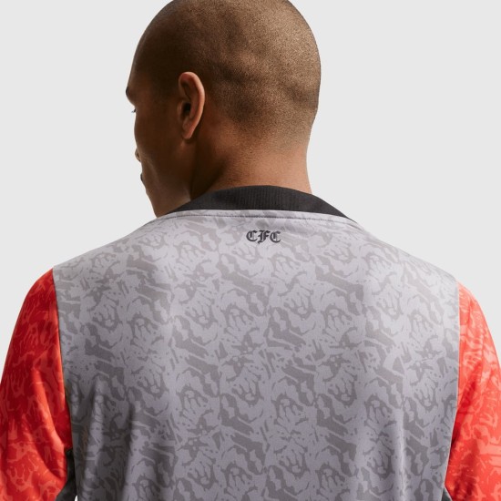 Men's Chelsea 2025/26 Third Pre Match Shirt - Grey