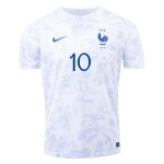 Kylian Mbappe #10 France Away Jersey World Cup 2022