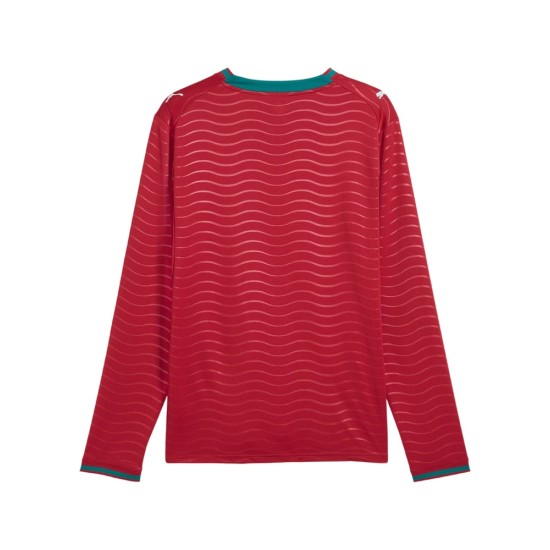 Women's Portugal 2026 Home World Cup Long Sleeve Shirt