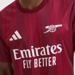 Women's Arsenal 2025/26 Third Pre Match Shirt - Red Women's Arsenal 2025/26 Third Pre Match Shirt - Red