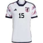 Yuya Osako #15 Japan Away Jersey World Cup 2022
