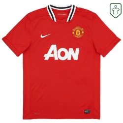 Men's Manchester United 2011/12 Home Retro Shirt Chicharito #14 Men's Manchester United 2011/12 Home Retro Shirt Chicharito #14