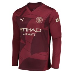 Men's RODRIGO Manchester City 2024/25 Third Long Sleeved Shirt