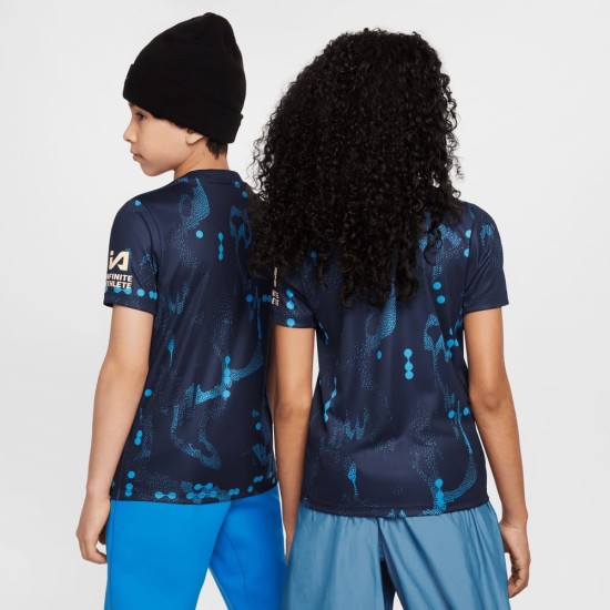 Kid's Chelsea 2024/25 Third Pre Match Shirt - Navy