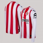 Kid's Brentford 2025/26 Home Long Sleeve Shirt