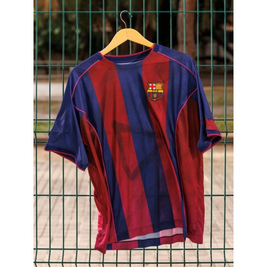 Women's Ed Sheeran x Spotify x FC Barcelona 2004/05 Home Retro Shirt