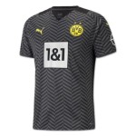 Men's HAALAND BVB Borussia Dortmund 2021/22 Away Shirt