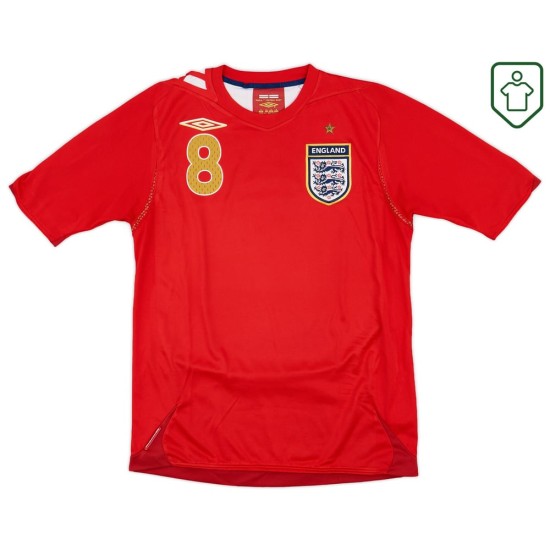 Men's England 2006/08 Away Retro Shirt Lampard #8 Men's England 2006/08 Away Retro Shirt Lampard #8