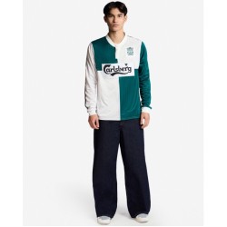 Men's Liverpool 1995/96 Away Retro Long Sleeve Shirt Men's Liverpool 1995/96 Away Retro Long Sleeve Shirt