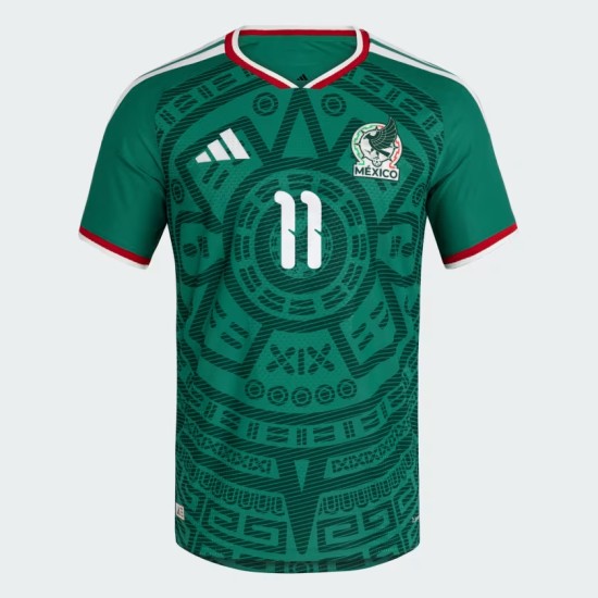 Women's Mexico 2026 Home Authentic World Cup Shirt S. GIMENEZ #11 Women's Mexico 2026 Home Authentic World Cup Shirt S. GIMENEZ #11