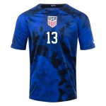 Alex Morgan #13 USMNT Away Jersey World Cup 2022
