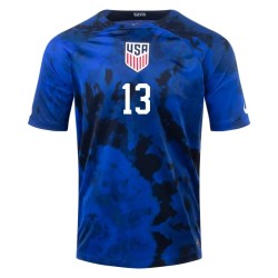 Alex Morgan #13 USMNT Away Jersey World Cup 2022