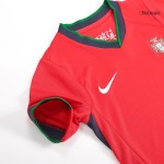 Kid's Portugal Home Jersey+Shorts EURO 2024