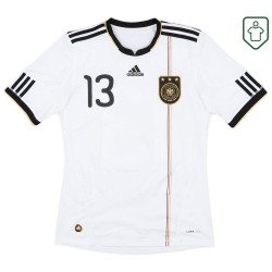 Men's Germany 2010/11 Home Retro Shirt Müller #13