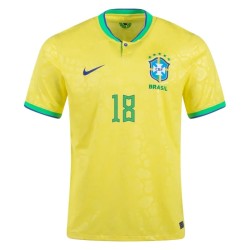 Gabriel Jesus #18 Brazil Home Jersey World Cup 2022 Gabriel Jesus #18 Brazil Home Jersey World Cup 2022