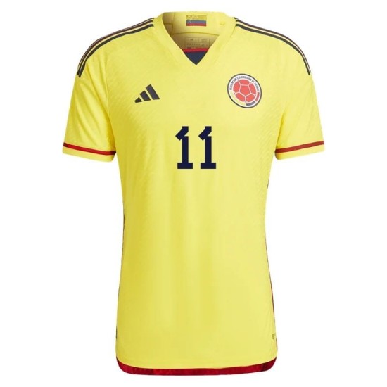 Juan Cuadrado #11 Colombia Home Jersey World Cup 2022