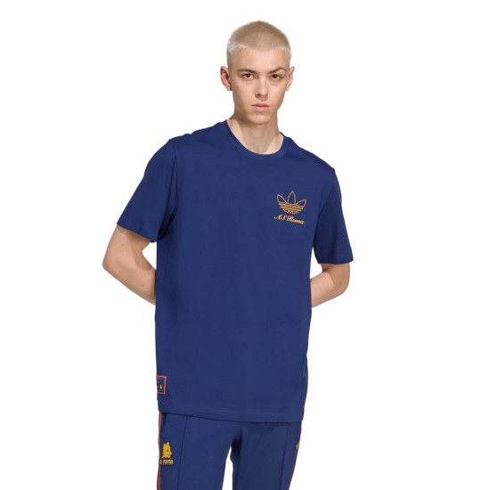 Men's Roma 2025/26 Third Terrace Icons Shirt - Blue