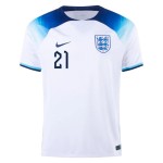 Phil Foden #21 England Home Jersey World Cup 2022 Phil Foden #21 England Home Jersey World Cup 2022