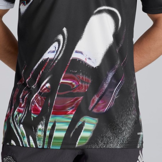 Men's Manchester United 2025/26 Third Pre Match Shirt - Black