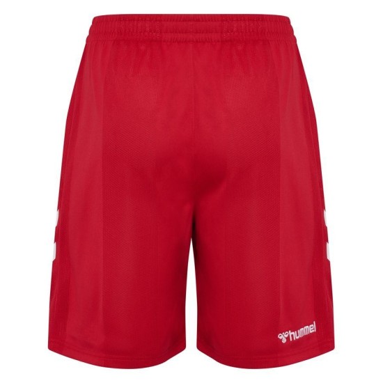 Men's Denmark 2026 Home World Cup Shorts - Red Men's Denmark 2026 Home World Cup Shorts - Red