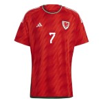 Joe Allen #7 Wales Home Jersey World Cup 2022