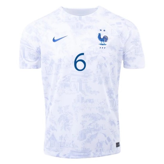 Paul Pogba #6 France Away Jersey World Cup 2022