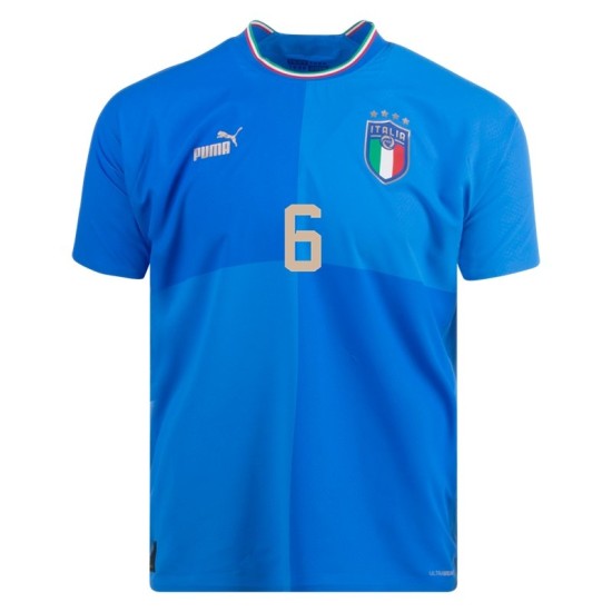 Marco Verratti #6 Italy Home Jersey World Cup 2022